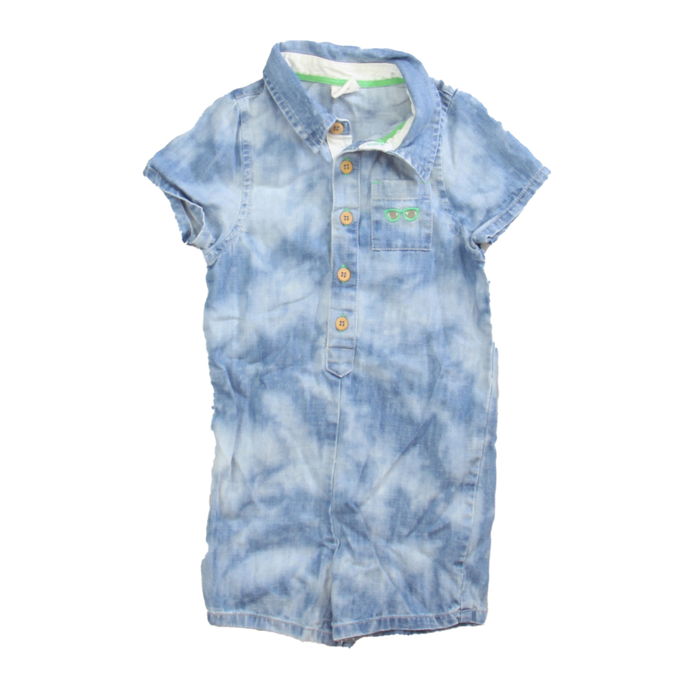 Egg Boys Blue Romper size: 12 Months